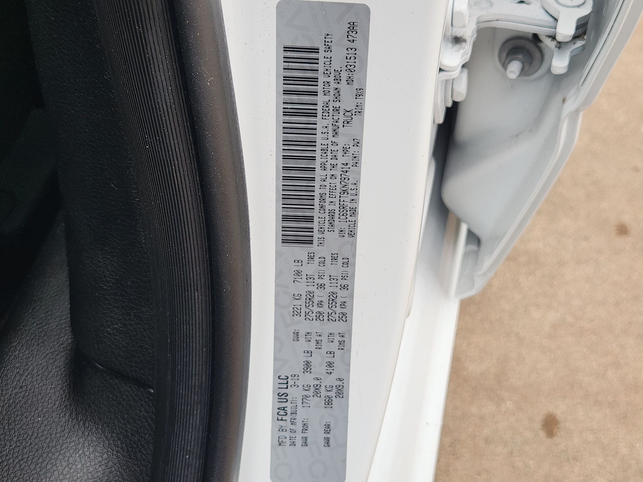 2019 RAM Ram 1500 Big Horn/Lone Star