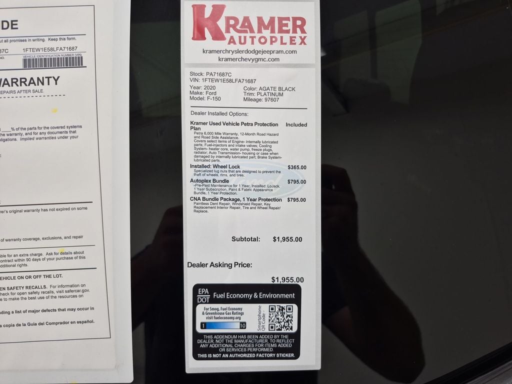 2020 Ford F-150 Platinum