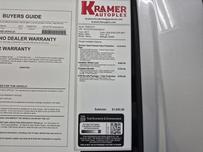 2017 GMC Sierra 2500HD SLT