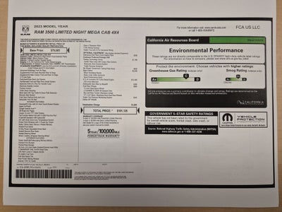 2023 RAM 3500 Limited