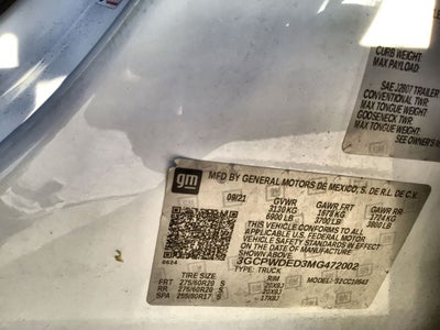 2021 Chevrolet Silverado 1500 RST