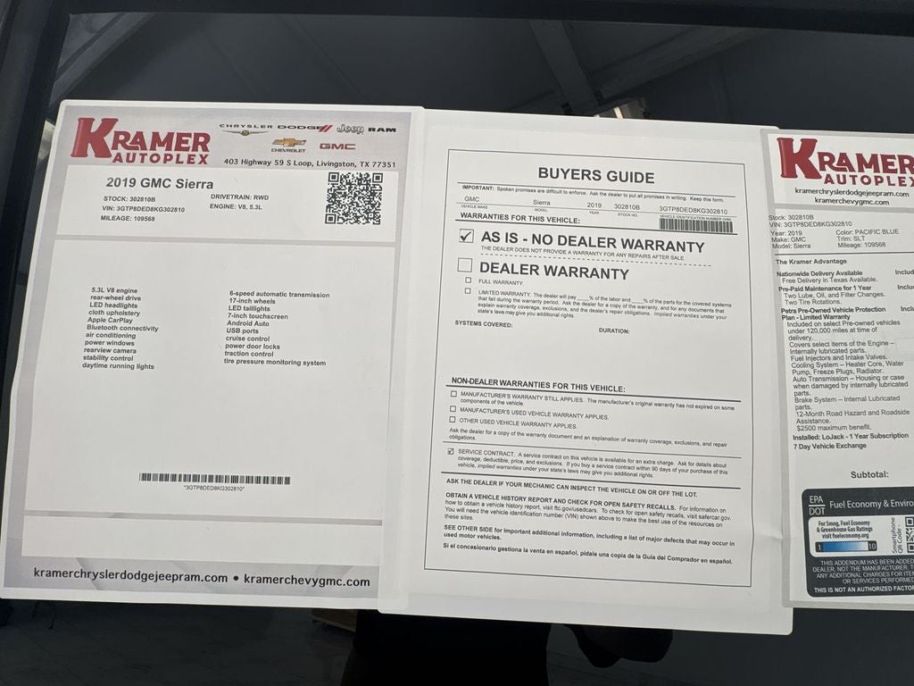 2019 GMC Sierra SLT