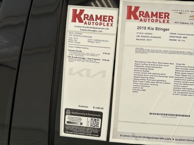 2018 Kia Stinger GT2