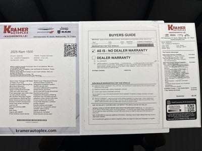 2025 RAM Ram 1500 Rebel