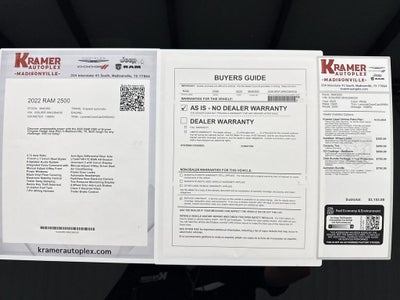 2022 RAM 2500 Laramie Crew Cab 4x4 6'4' Box