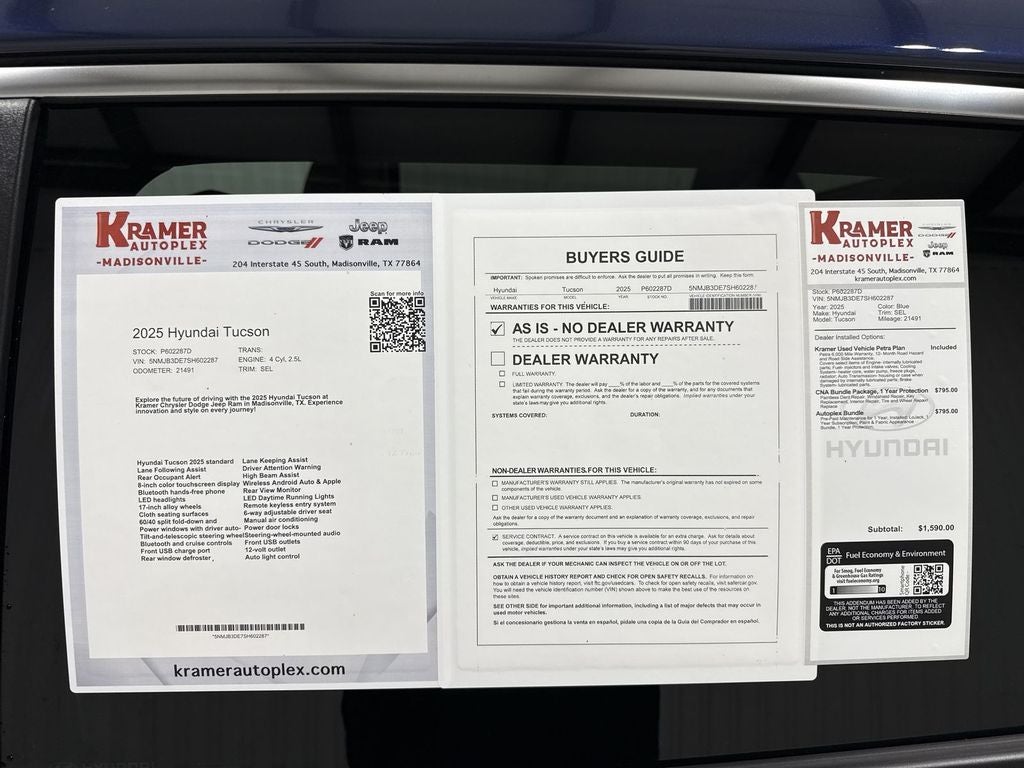 2025 Hyundai Tucson SEL