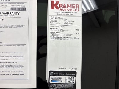 2023 GMC Yukon XL SLE