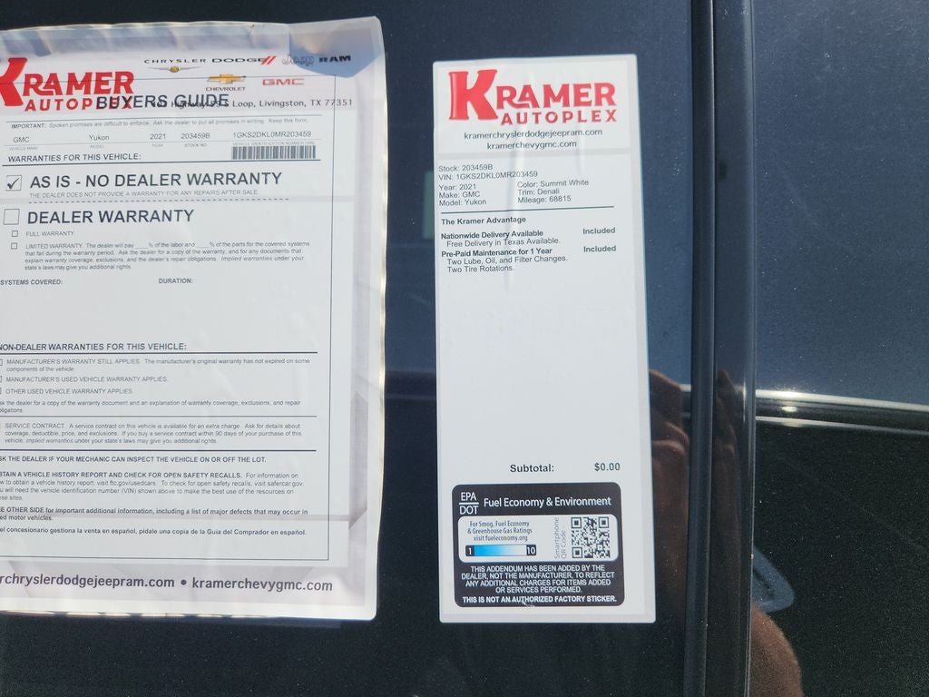 2021 GMC Yukon Denali