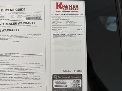 2021 Chevrolet Tahoe High Country