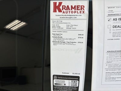 2019 Dodge Challenger SXT