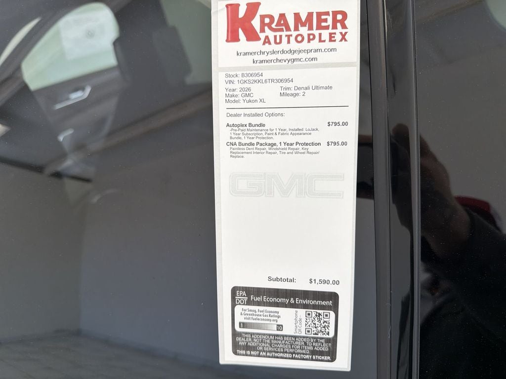 2026 GMC Yukon XL Denali Ultimate