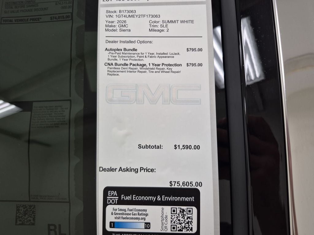 2026 GMC Sierra 2500 HD SLE