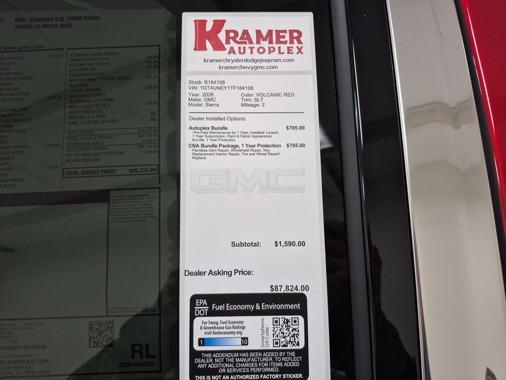 2026 GMC Sierra 2500 HD SLT