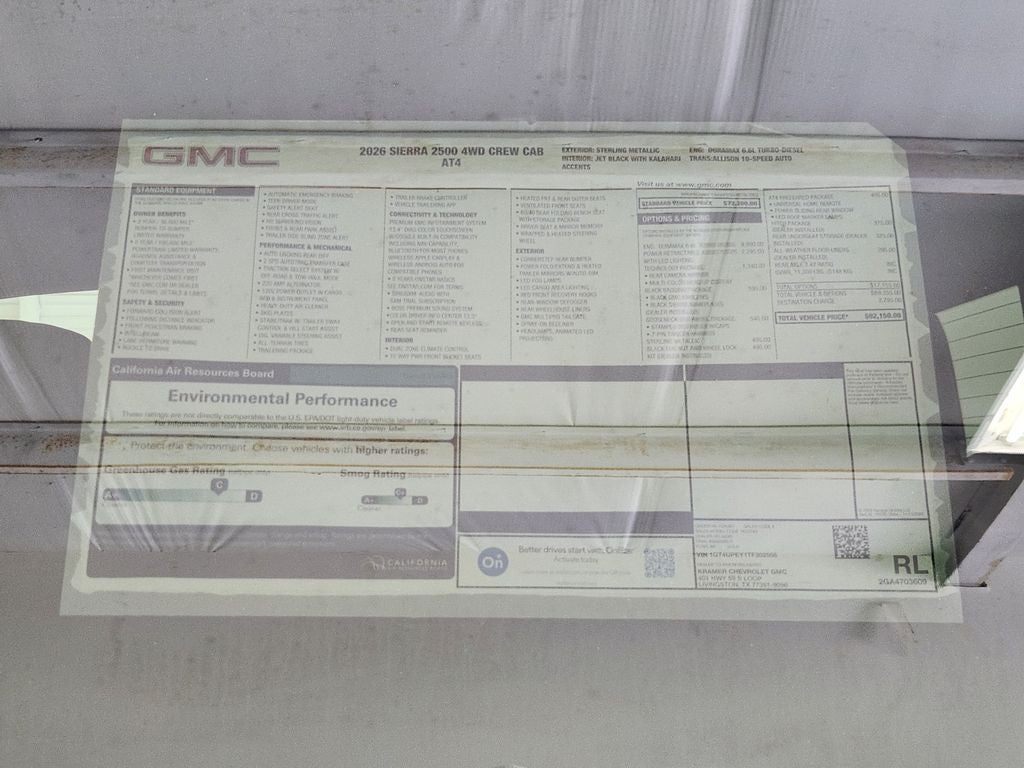 2026 GMC Sierra 2500 HD AT4