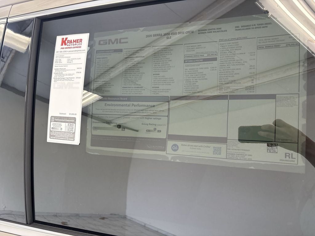 2026 GMC Sierra 3500 HD SLE DRW