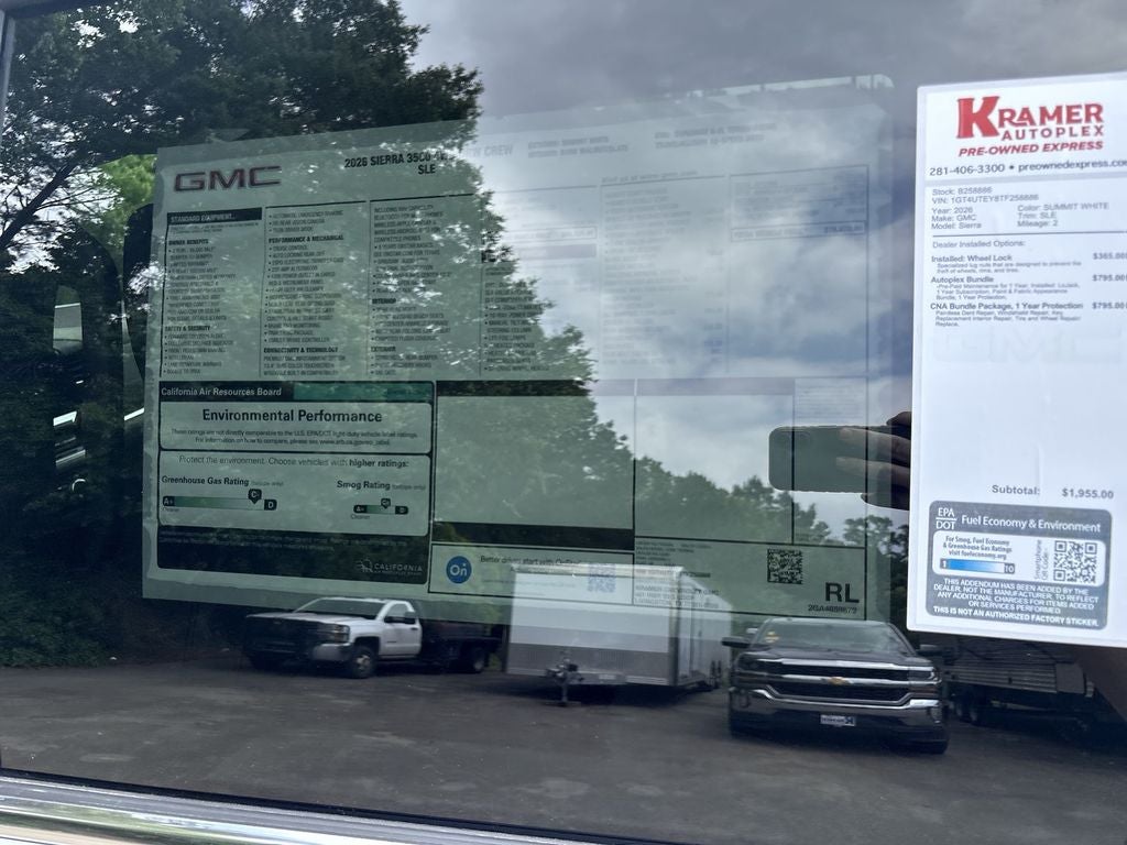 2026 GMC Sierra 3500 HD SLE DRW