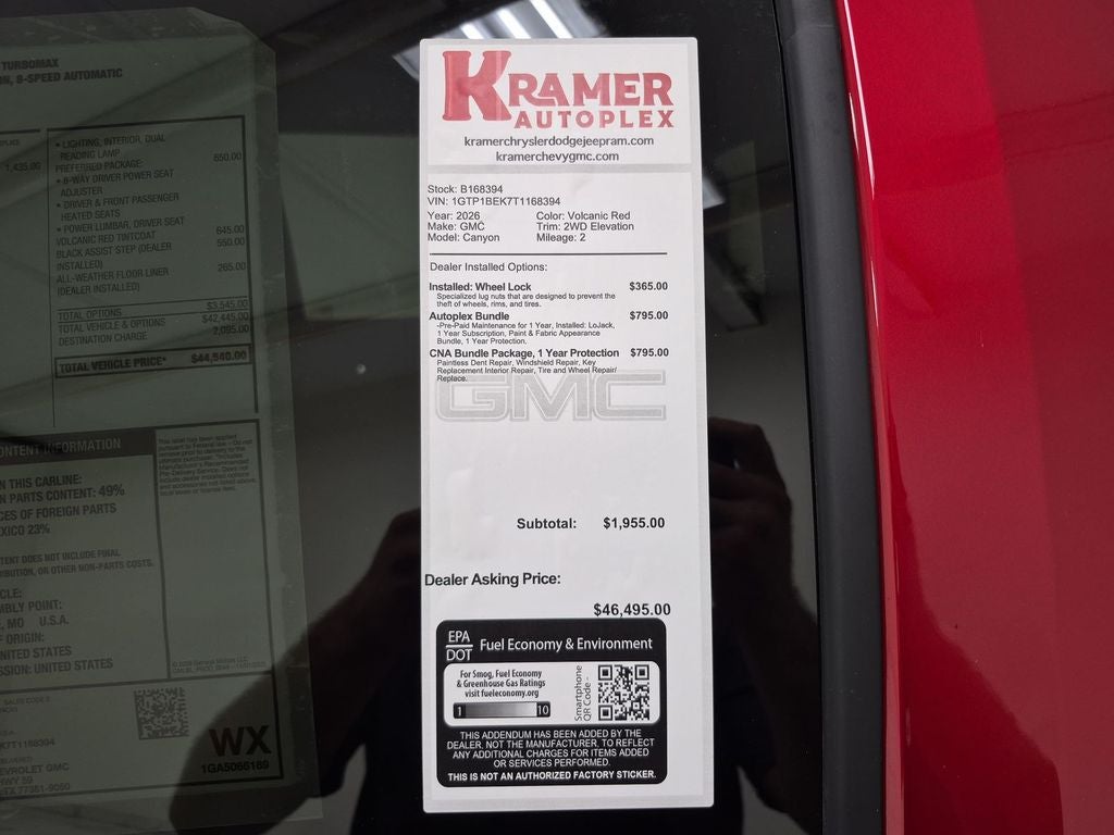 2026 GMC Canyon Elevation