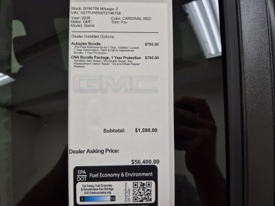 2026 GMC Sierra 1500 Pro