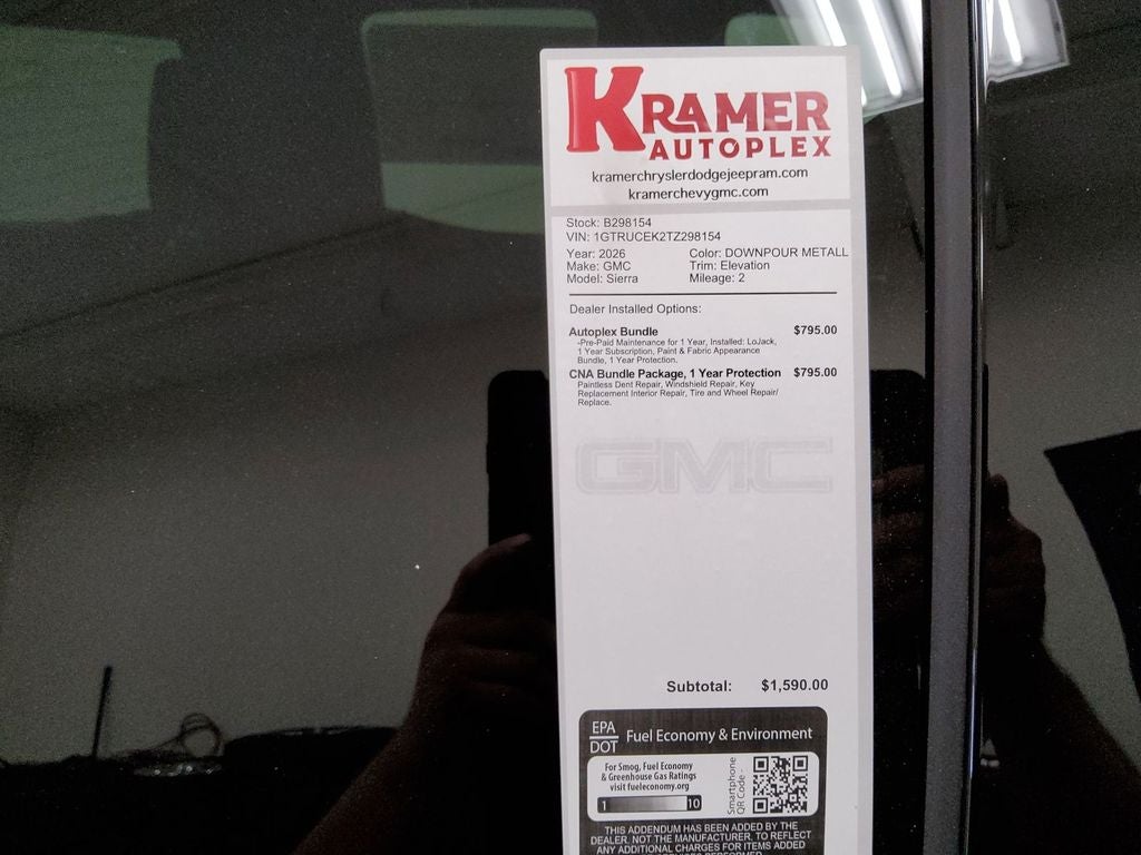 2026 GMC Sierra 1500 Elevation