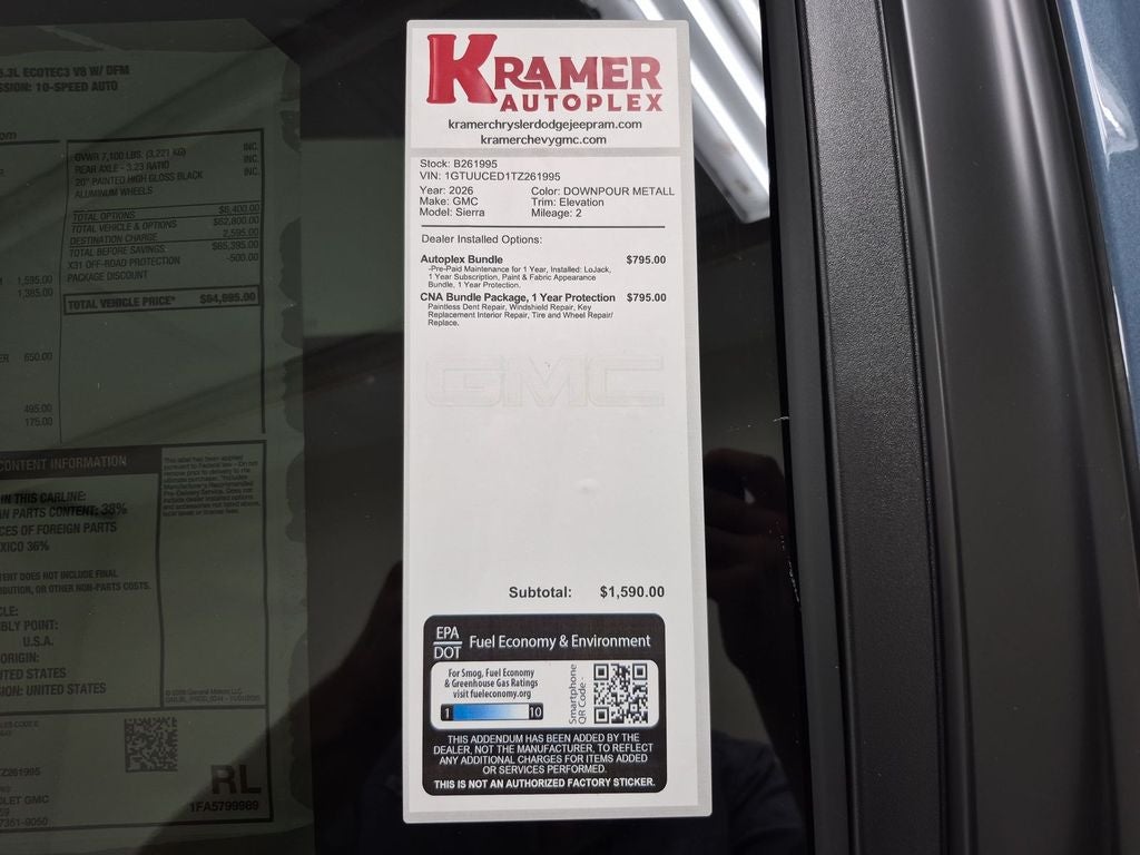 2026 GMC Sierra 1500 Elevation