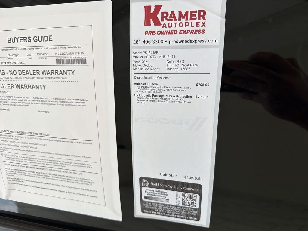 2021 Dodge Challenger R/T Scat Pack