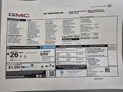 2022 GMC Terrain Denali