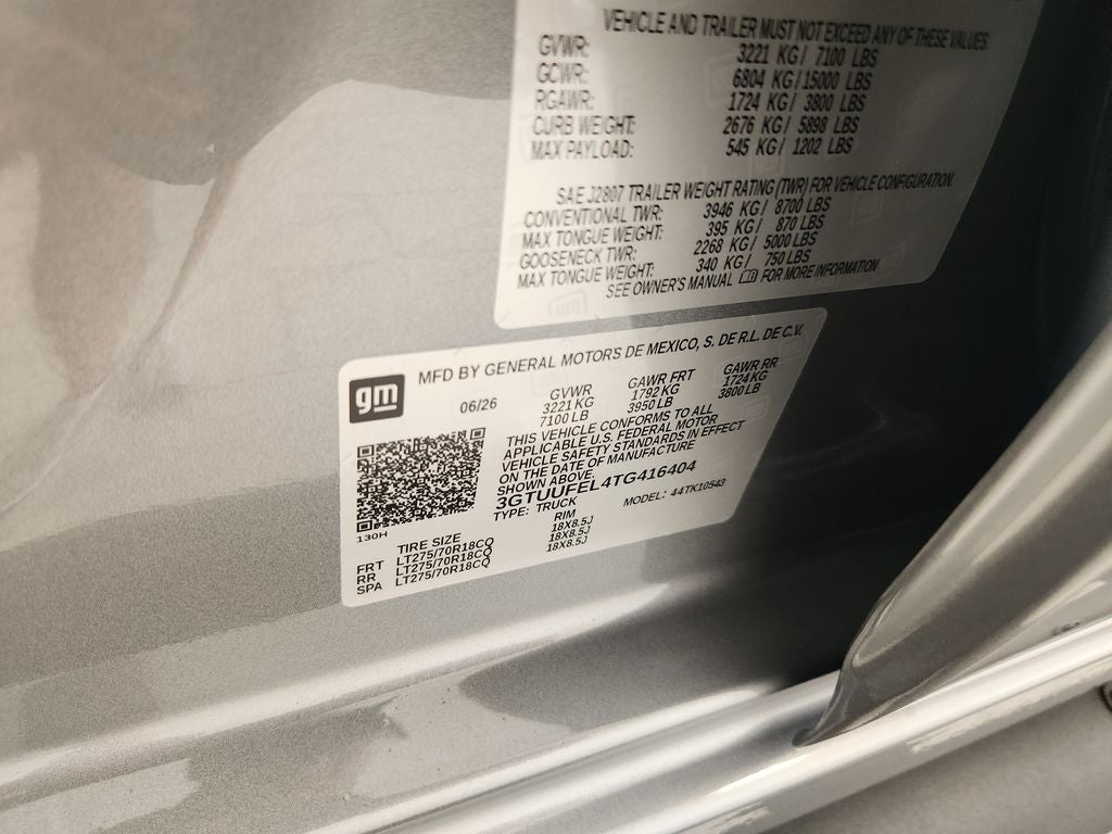 2026 GMC Sierra 1500 AT4X