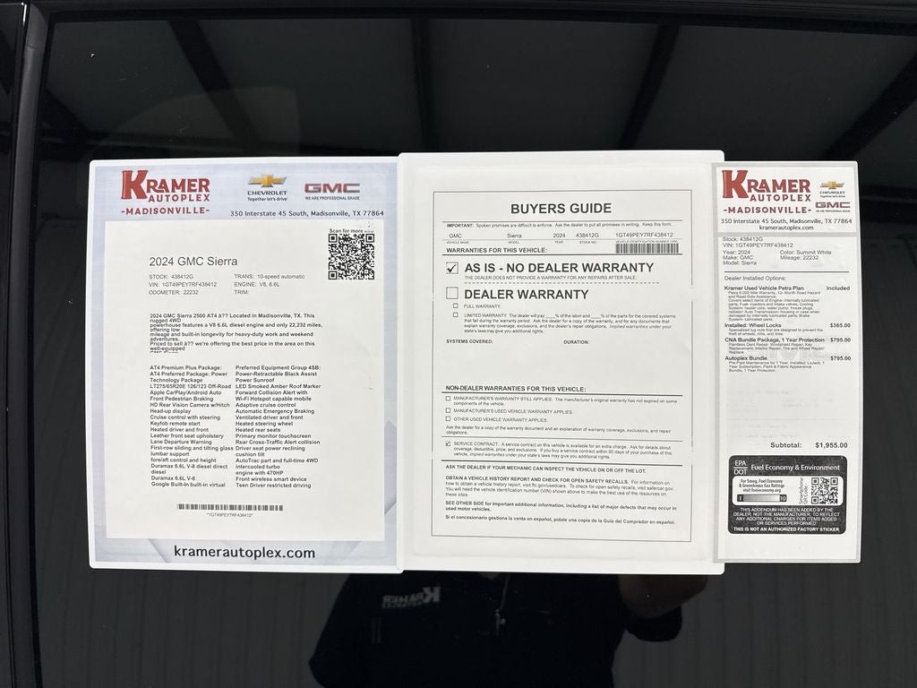 2024 GMC Sierra 2500 HD AT4