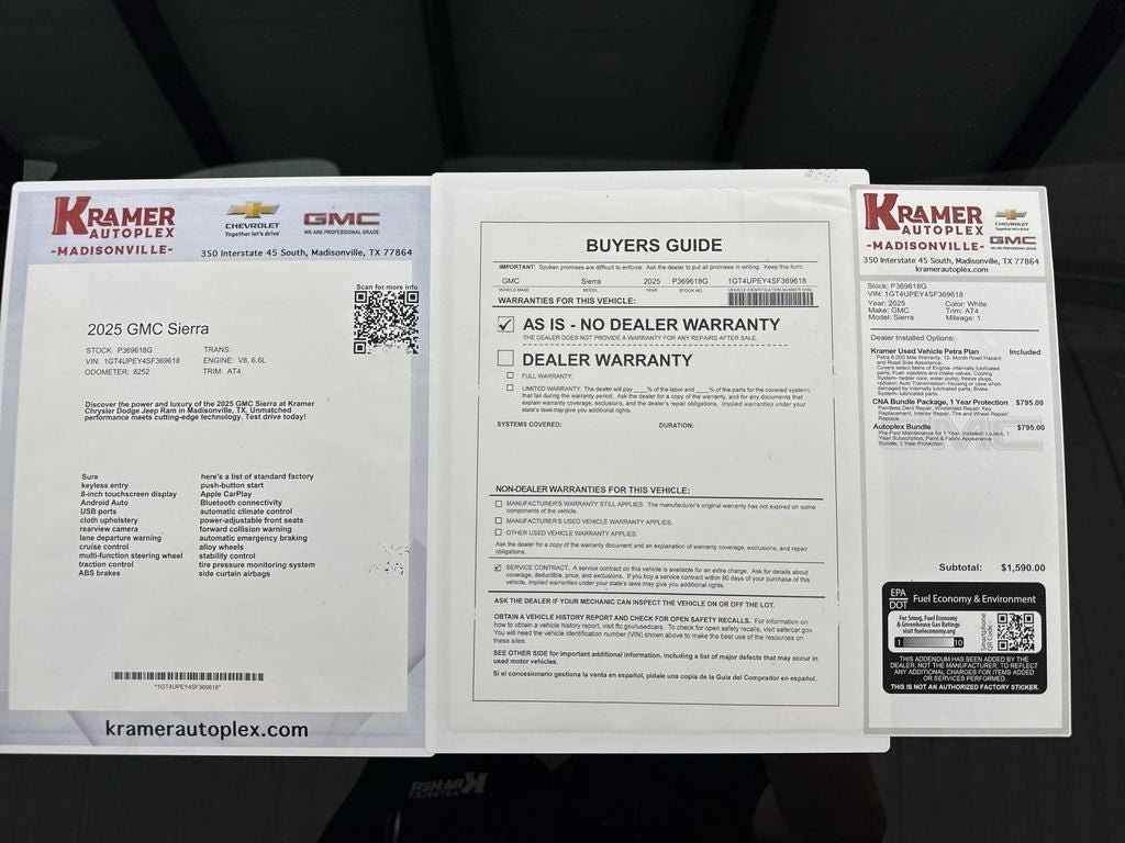 2025 GMC Sierra 2500 HD AT4