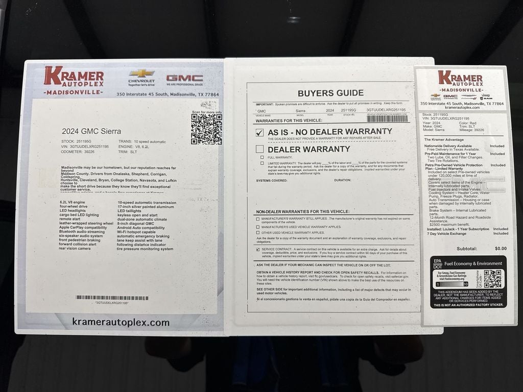 2024 GMC Sierra 1500 SLT