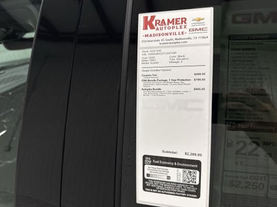 2026 GMC Acadia Elevation