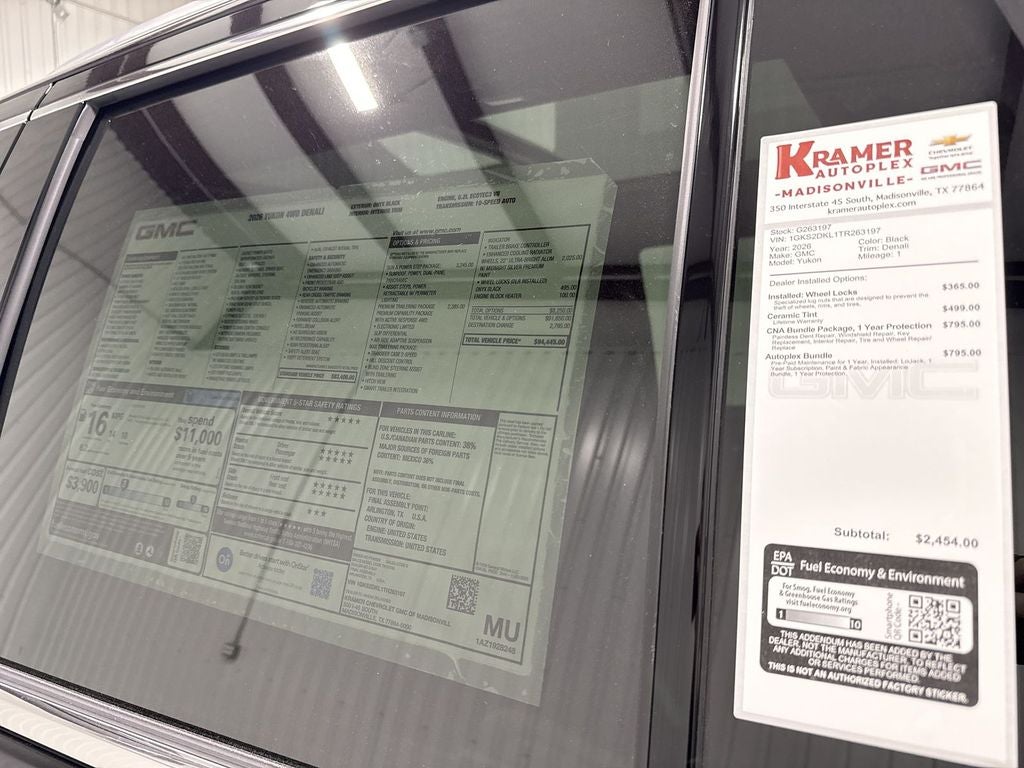 2026 GMC Yukon Denali