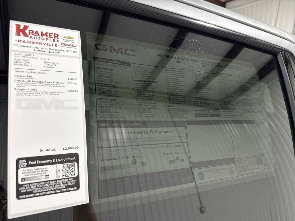 2026 GMC Sierra 2500 HD AT4