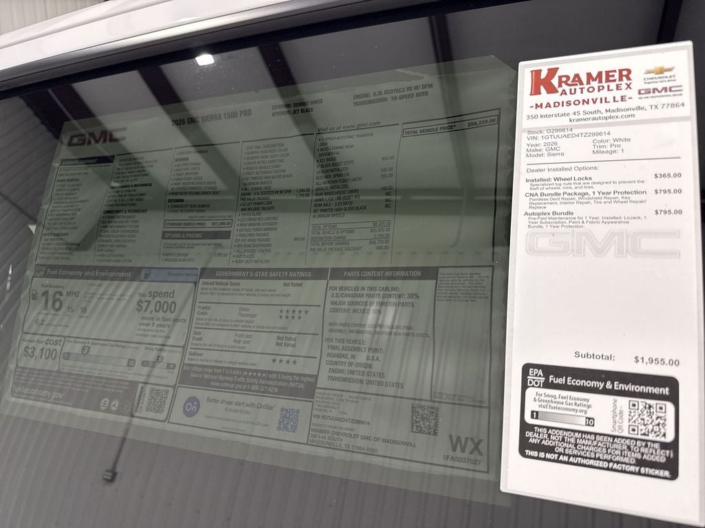 2026 GMC Sierra 1500 Pro