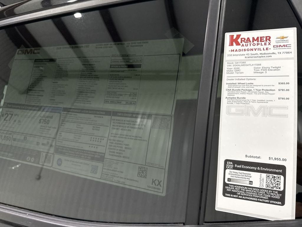 2026 GMC Terrain Elevation