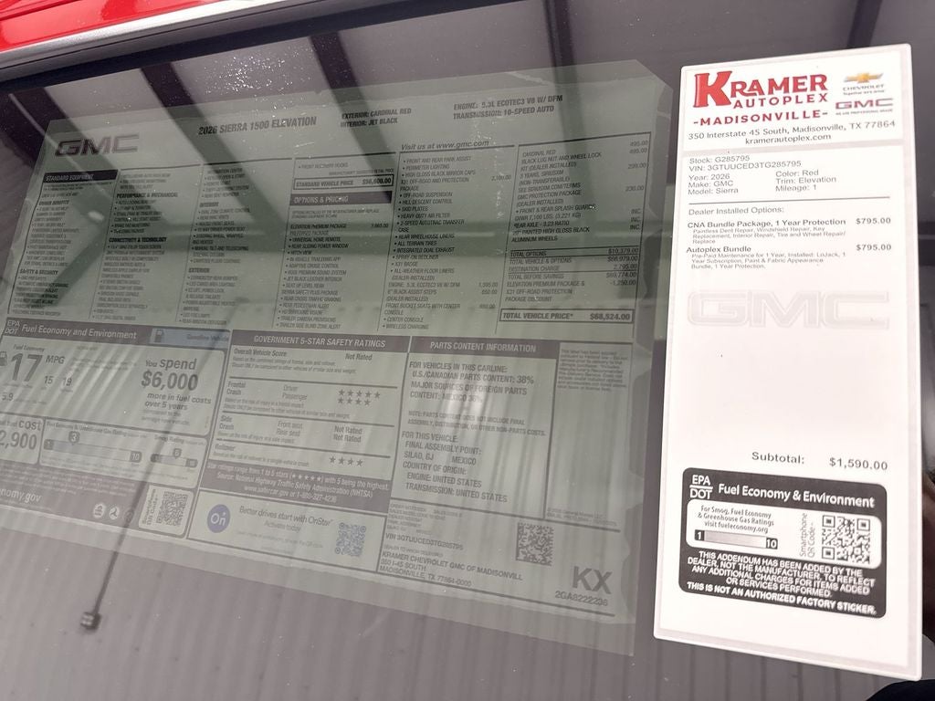 2026 GMC Sierra 1500 Elevation