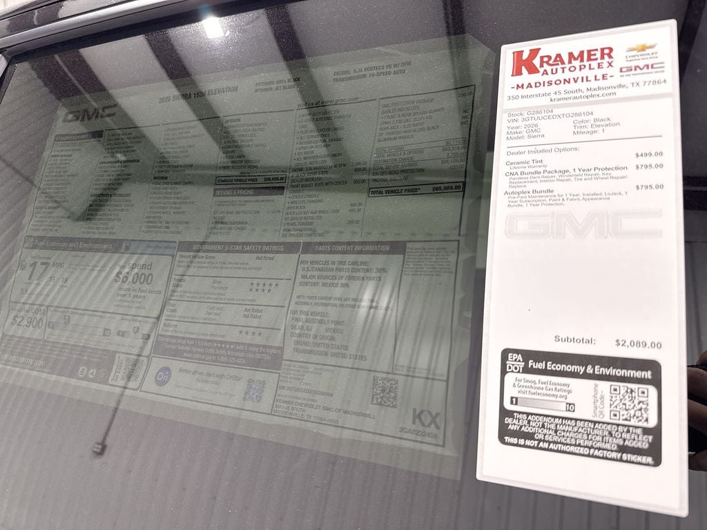 2026 GMC Sierra 1500 Elevation