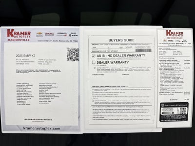 2025 BMW X7 xDrive40i