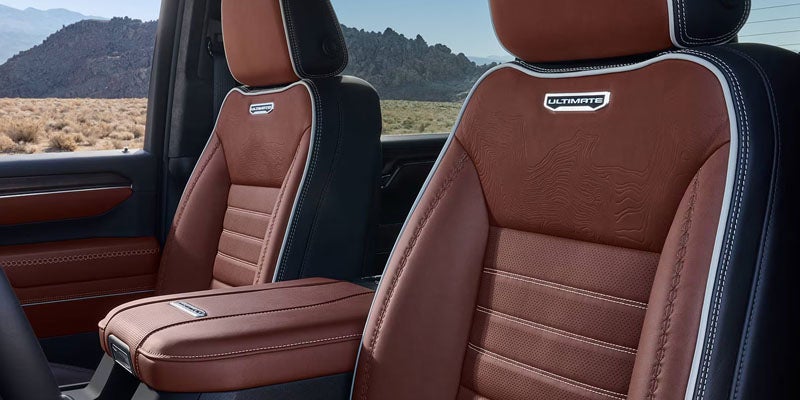 Seating of GMC Sierra 2500
